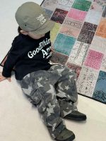 【80-140】長袖Ｔシャツ 男の子 英字 プリント シンプル - 画像 (4)