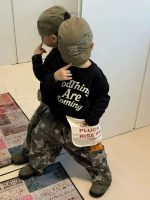 【80-140】長袖Ｔシャツ 男の子 英字 プリント シンプル - 画像 (5)