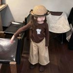 【80-140】長袖Tシャツ 女の子 イヌ プリント かわいい - 画像 (3)