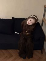 【80-140】長袖Tシャツ 女の子 インナーTシャツ 無地 合わせやすい - 画像 (4)