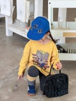 【80-140】長袖Tシャツ 女の子 カートゥーン プリント 合わせやすい - 画像 (10)