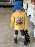 【80-140】長袖Tシャツ 女の子 カートゥーン プリント 合わせやすい - 画像 (6)