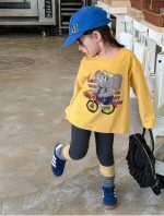 【80-140】長袖Tシャツ 女の子 カートゥーン プリント 合わせやすい - 画像 (5)