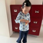 【80-140】ボトムス 女の子 無地 ベルボトム おしゃれ - 画像 (6)