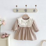 【73-110】ワンピース ベビー レトロ 刺繡 - 画像 (5)