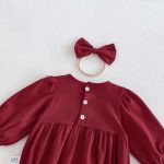 【66-90】ロンパース ベビー 可愛い 蝶結び - 画像 (10)