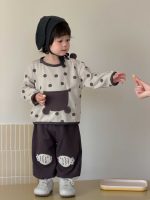 【73-110】パーカー ズボン ドット柄 カジュアル 合わせやすい 男の子 - 画像 (5)