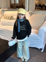【100-170】長袖Ｔシャツ 女の子 レイヤード 英字 ゆったり - 画像 (6)
