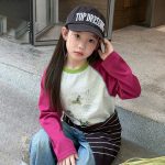 【100-170】長袖Tシャツ 女の子 ラグラン カートゥーン - 画像 (10)