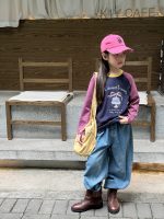 【100-170】長袖Tシャツ 女の子 ラグラン カートゥーン - 画像 (4)