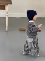 【73-110】パーカー 韓国風 ラウンドネック 長袖 男の子 - 画像 (4)