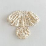 【66-100】セットアップ ベビー 花柄 おしゃれ - 画像 (7)