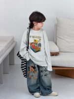 【100-150】Tシャツ ズボン プリント カジュアル クマちゃん付き 男の子 - 画像 (7)