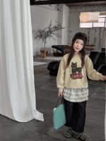 【100-170】トレーナー 女の子 プリント カートゥーン カジュアル - 画像 (3)