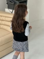【90-150】カットソー 女の子 ガーリー リボン ストレッチ素材 - 画像 (5)