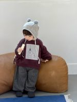 【73-110】パーカー プリント ラウンドネック 長袖 合わせやすい 男の子 - 画像 (3)
