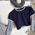 【80-130】長袖Ｔシャツ 女の子 ドット柄 レイヤード おしゃれ - 画像 (11)