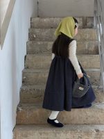 【100-160】ジャンパースカート インナー 女の子 おしゃれ 韓国風 やわらか - 画像 (10)
