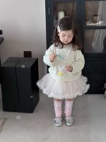 【73-110】パーカー スカート ハート柄 シンプル カワイイ 女の子