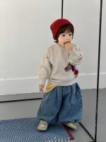 【73-110】セーター ニット 長袖 カジュアル 合わせやすい 男の子