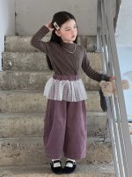 【100-160】インナーorパンツ 女の子 韓国風 花柄 チュール 切り替え - 画像 (16)