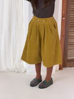 【100-170】パンツ 女の子 コーデュロイ レトロ ゆるさ - 画像 (5)