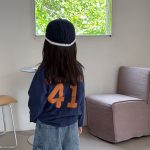 【80-130】長袖Tシャツ 女の子 配色切り替え トレンド - 画像 (3)