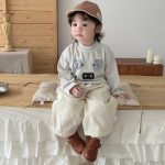 【73-120】トップスorパンツ 男の子 アップリケ カートゥーン - 画像 (4)