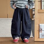 【90-160】ズボン デニム 無地 カジュアル  男の子 - 画像 (3)