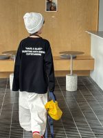 【90-160】長袖Tシャツ 男の子 英字 シンプル 合わせやすい - 画像 (4)