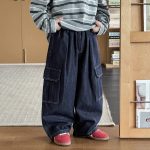 【90-160】ズボン デニム 無地 カジュアル  男の子 - 画像 (4)