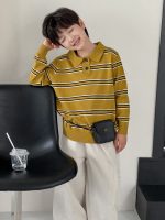 【90-160】トップス 男の子 ポロシャツ ボーダー柄 ファッション - 画像 (5)