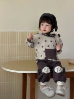 【73-110】パーカー ズボン ドット柄 カジュアル 合わせやすい 男の子 - 画像 (6)