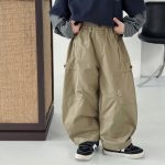 【90-160】パンツ 男の子 カジュアル 切り替え 合わせやすい - 画像 (3)