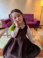 【90-140】ワンピース インナー 女の子 コーデュロイ ガーリー - 画像 (16)