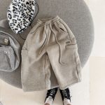 【80-130】パンツ 女の子 裏起毛 シンプル - 画像 (7)