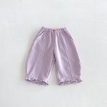 【80-130】パンツ 女の子 フリル 無地 4色選べる - 画像 (10)