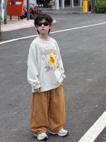 【90-150】ズボン 無地 ゆったり 男の子 - 画像 (6)