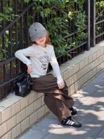 【90-150】ストレートパンツ 女の子 アメカジ風 コットン 合わせやすい - 画像 (17)