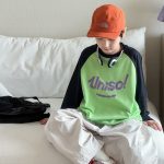 【90-160】長袖Ｔシャツ 男の子 プリント 英字 ラグラン - 画像 (8)
