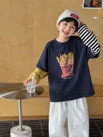 【90-160】長袖Tシャツ 男の子 レイヤード プリント 合わせやすい - 画像 (6)