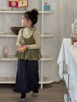 【100-150】トップスorパンツ 女の子 フリル 合わせやすい - 画像 (3)