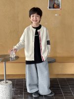 【90-160】カーディガン 男の子 ニット 配色 合わせやすい - 画像 (6)