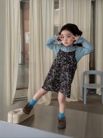 【80-140】キャミワンピースorインナー 女の子 おしゃれ デイリー使い 花柄 - 画像 (3)