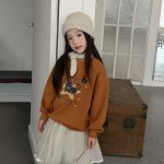 【100-170】トレーナー 女の子 プリント カートゥーン カジュアル - 画像 (7)