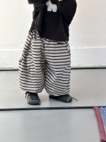 【73-110】パーカー ズボン ラウンドネック ストライブ 男の子 - 画像 (8)