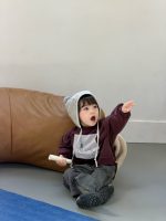 【73-110】パーカー プリント ラウンドネック 長袖 合わせやすい 男の子 - 画像 (5)