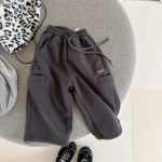【80-130】パンツ 女の子 裏起毛 シンプル - 画像 (9)
