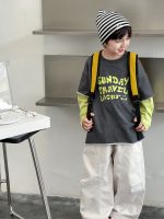 【90-160】Tシャツ フェイク 切り替え 長袖 配色 カジュアル 男の子 - 画像 (6)