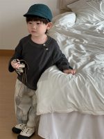 【73-100】Tシャツ 韓国風 カジュアル 合わせやすい 長袖 男の子 - 画像 (5)